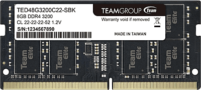 TEAMGROUP Elite DDR4 8GB 3200MHz PC4-25600 CL22 Laptop Notebook PC Computer Memory