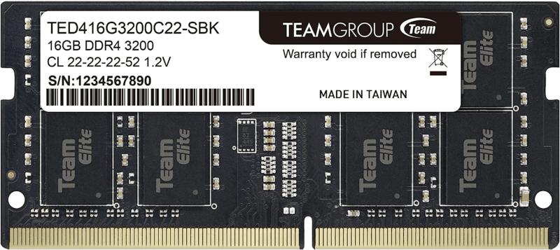 TEAMGROUP Elite DDR4 16GB 3200MHz PC4-25600 CL22 Laptop Notebook PC Computer Memory