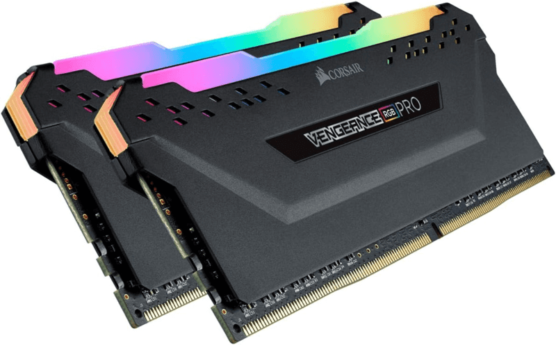 CORSAIR VENGEANCE RGB PRO 32GB (2x16GB) DDR4 3600 (PC4-28800) C18 Desktop Memory