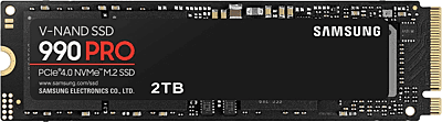 Samsung 990 PRO Series - 2TB PCIe Gen4. X4 NVMe 2.0c - M.2 Internal SSD