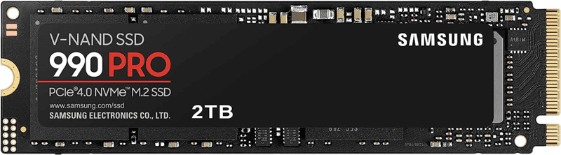 Samsung 990 PRO Series - 2TB PCIe Gen4. X4 NVMe 2.0c - M.2 Internal SSD