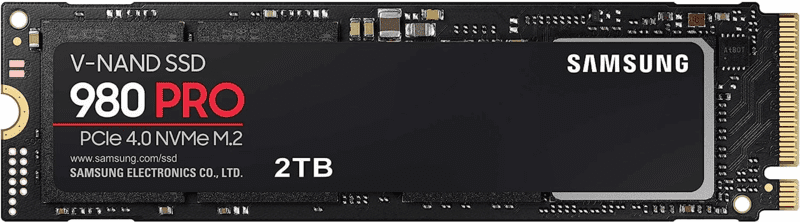 SAMSUNG 980 PRO SSD 2TB PCIe NVMe Gen 4 Gaming M.2 Internal Solid State Drive Memory Card