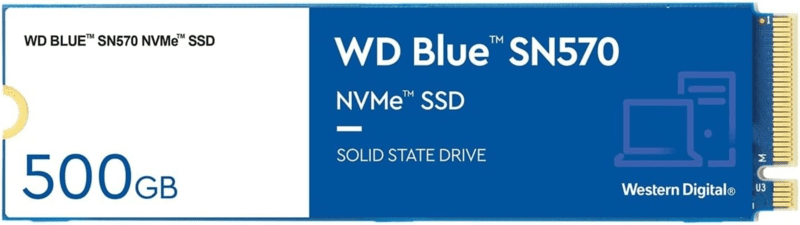 Western Digital 500GB WD Blue SN570 NVMe Internal Solid State Drive SSD