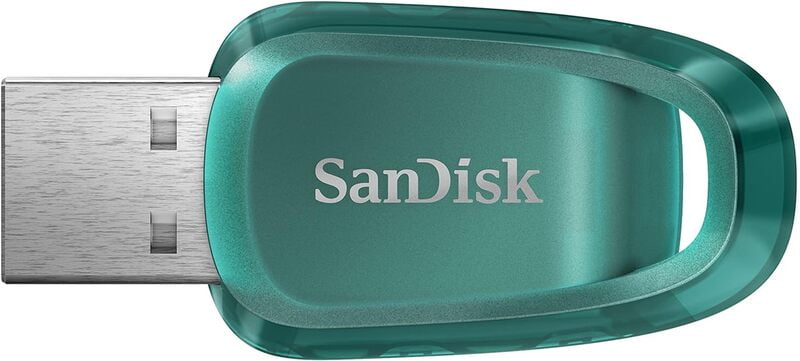 SanDisk 512GB Ultra Eco USB 3.2 Gen 1 Flash Drive - SDCZ96-512G-G46, Blue-Green