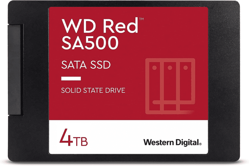 Western Digital 4TB WD Red SA500 NAS 3D NAND Internal SSD