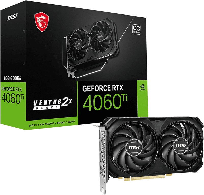 MSI GeForce RTX 4060 Ti VENTUS 2X 8GB