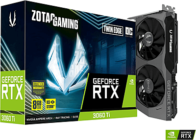 ZOTAC GeForce RTX 3060Ti 8GB GDDR6 Gaming Graphics Card