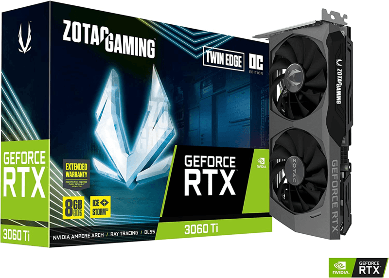 ZOTAC GeForce RTX 3060Ti 8GB GDDR6 Gaming Graphics Card