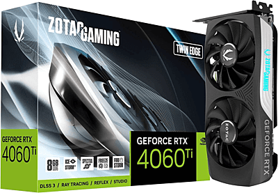 ZOTAC GeForce RTX 4060Ti 8GB GDDR6 Gaming Graphics Card