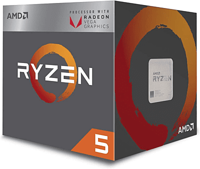 AMD Ryzen 5 2400G Processor with Radeon RX Vega 11 Graphics