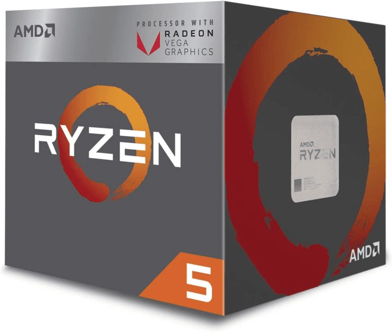 AMD Ryzen 5 2400G Processor with Radeon RX Vega 11 Graphics