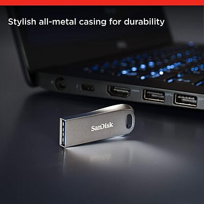 SanDisk 512GB Ultra Luxe USB 3.2 Gen 1 Flash Drive - SDCZ74-512G-GAM46