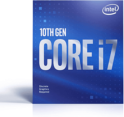 Intel Core i7-10700F Desktop Processor 8 Cores up to 4.8 GHz Without Processor Graphics LGA1200 65W