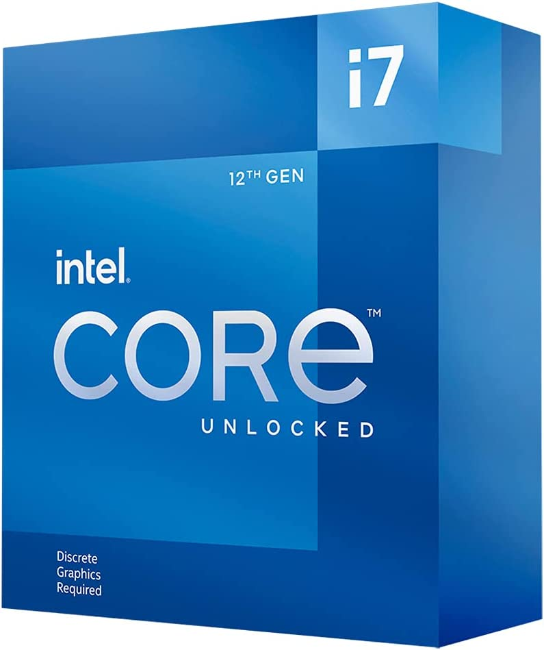 Intel Core i7-12700KF Desktop Processor 12 Cores up to 5.0 GHz Unlocked LGA1700 125W